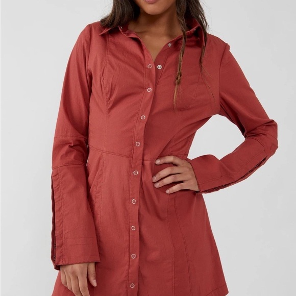 NWT Free People Thea Mini Dress - Picture 3 of 6